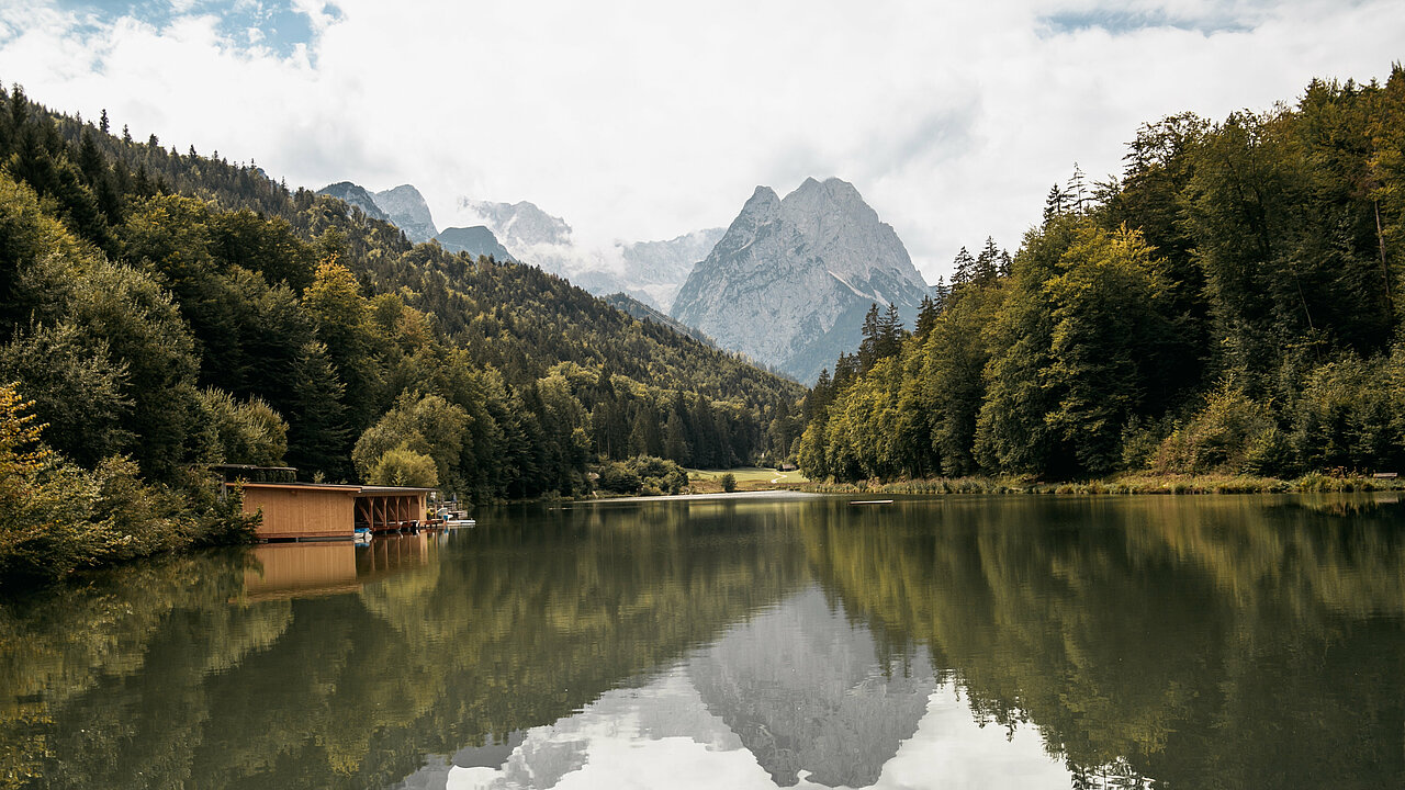 Riessersee in Garmisch-Partenkirchen